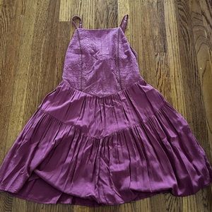 Wild fable burgundy ruffle summer dress